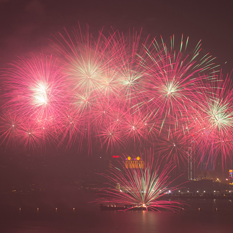“哇，太漂亮了！”