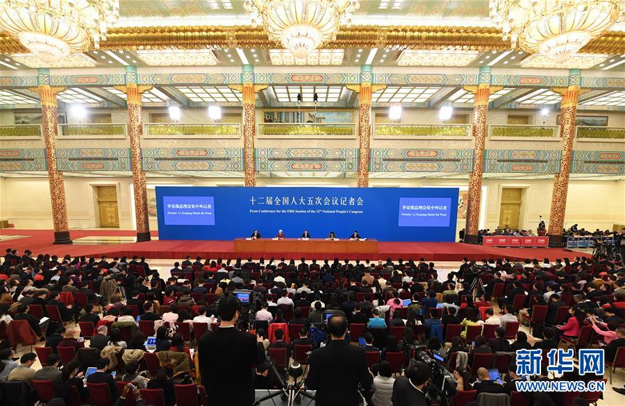 （兩會(huì)·總理記者見面）（6）李克強(qiáng)總理與中外記者見面 