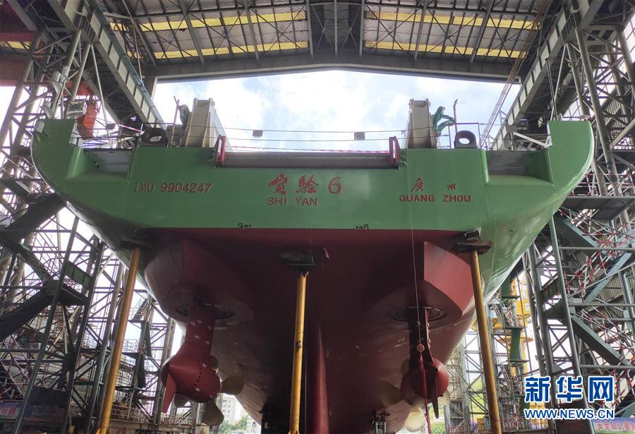 (圖文互動(dòng))(4)新型地球物理綜合科考船“實(shí)驗(yàn)6”號(hào)下水