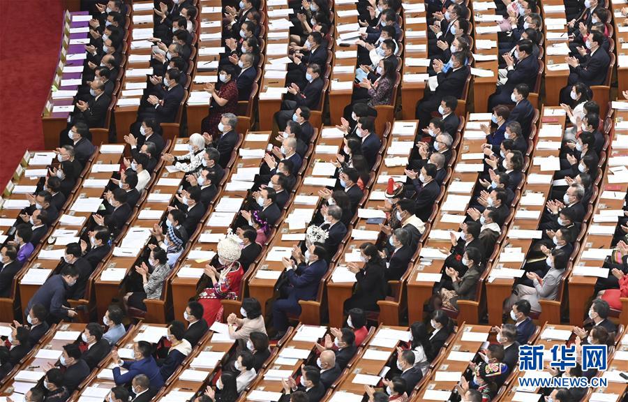 （兩會(huì)·人大開幕·XHDW）（17）十三屆全國人大三次會(huì)議在京開幕