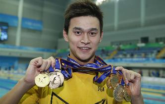 孫楊，六金一銀！