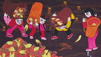 農(nóng)民畫里的“豐收”故事