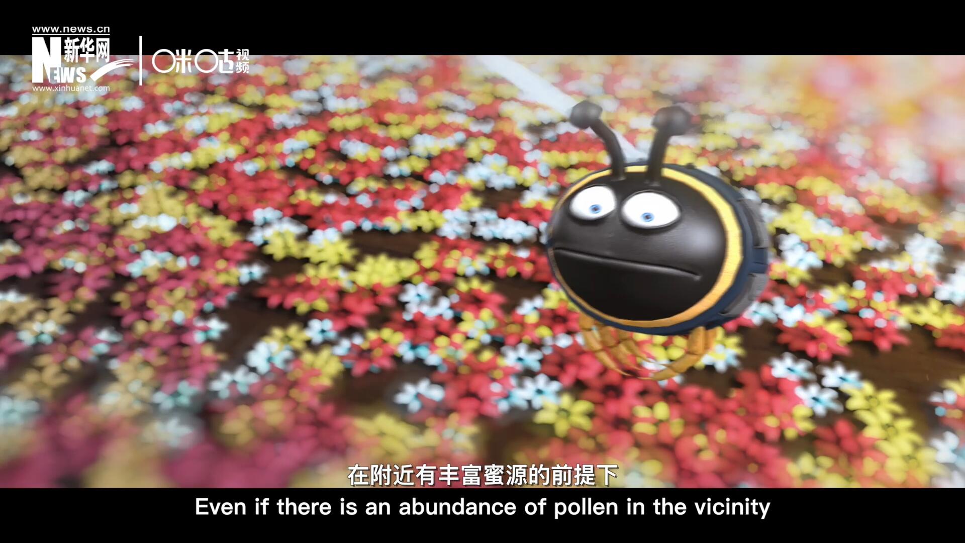 你知道一只蜜蜂采一公斤蜜有多辛苦嗎？據(jù)統(tǒng)計，在附近有豐富蜜源的前提下，一只蜜蜂大約需要飛行四萬千米