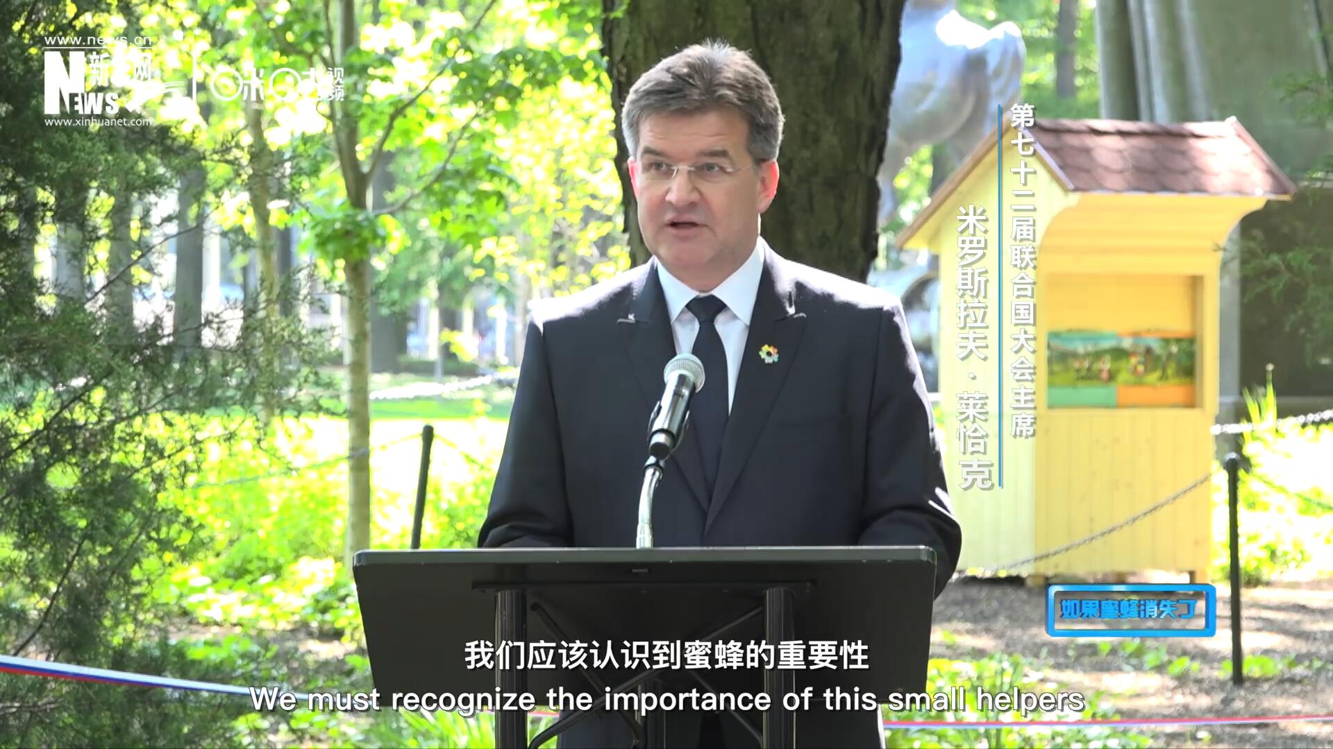 我們應(yīng)該認(rèn)識到蜜蜂的重要性，所以我們用“世界蜜蜂日”提高大家保護蜜蜂的意識，并且用實際行動去保護蜜蜂