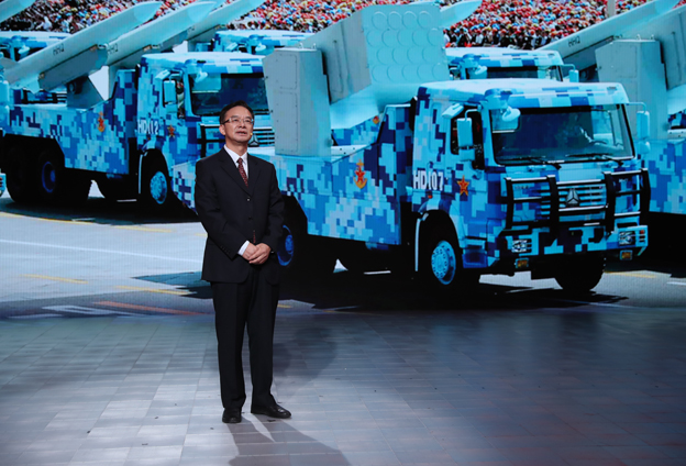 我們武器裝備讓大家自豪地說東風(fēng)快遞，使命必達(dá)