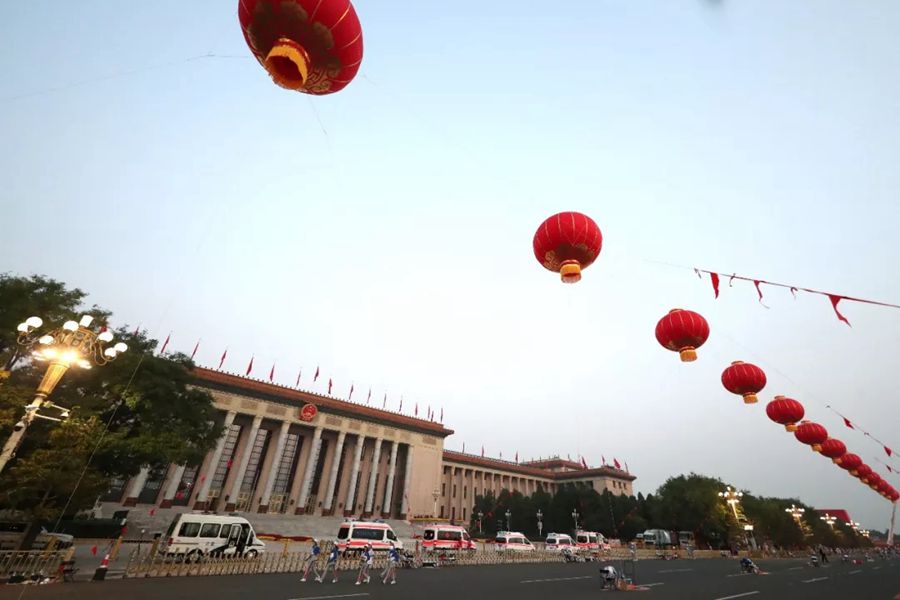 這就是今天早上的北京！