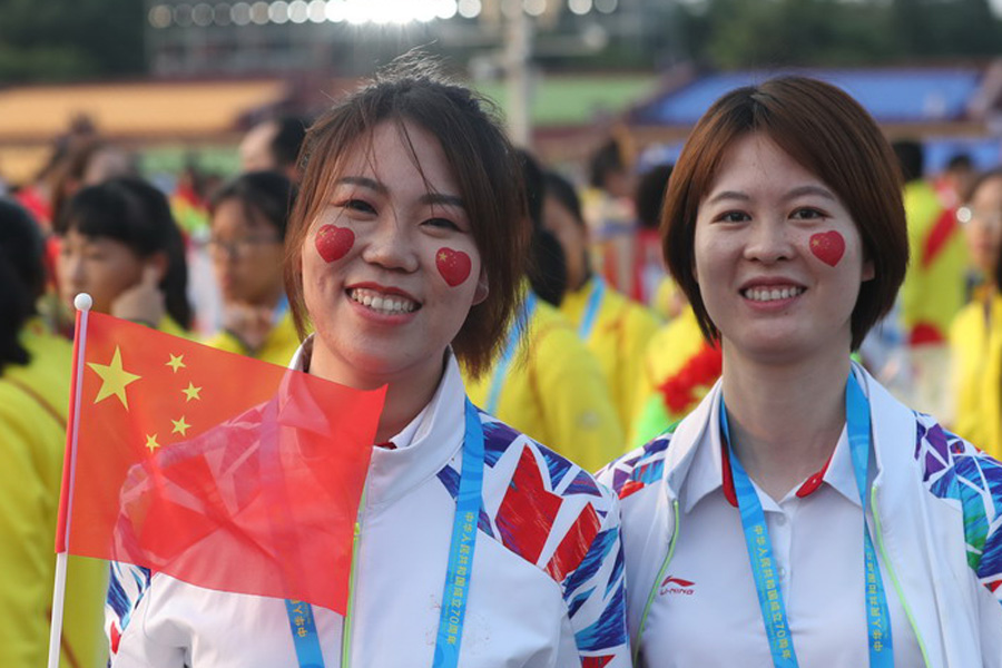 今晚，我們歡聚在天安門廣場