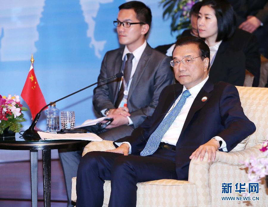 12月20日，中國國務院總理李克強在曼谷出席大湄公河次區(qū)域經(jīng)濟合作領導人第五次會議。 新華社記者 龐興雷 攝 