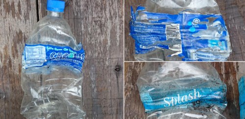 圖為社交網(wǎng)站上傳的在留尼汪島上發(fā)現(xiàn)的印尼產(chǎn)水瓶。