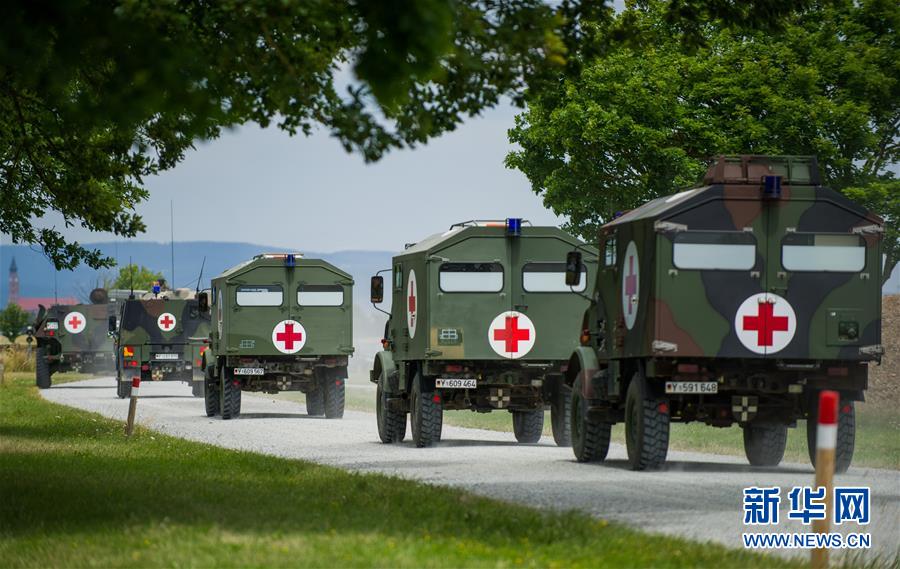 (國(guó)際·圖文互動(dòng))(4)中德“聯(lián)合救援—2019”衛(wèi)勤實(shí)兵聯(lián)合演習(xí)開始整合訓(xùn)練