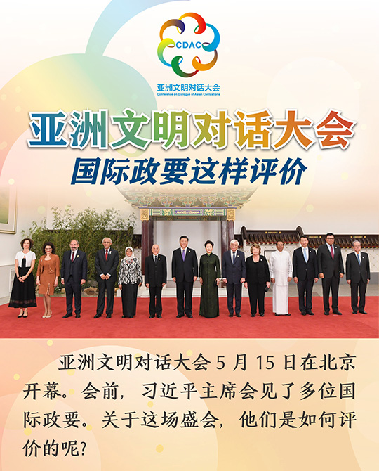 亞洲文明對話大會，國際政要這樣評價